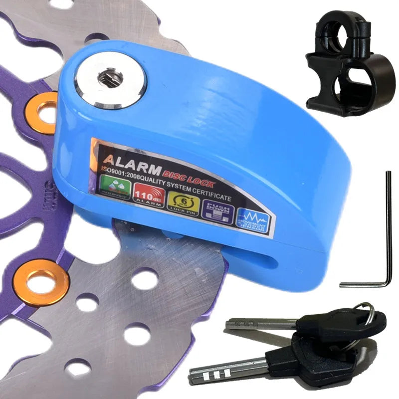 Motorcycle Alarm disk lock