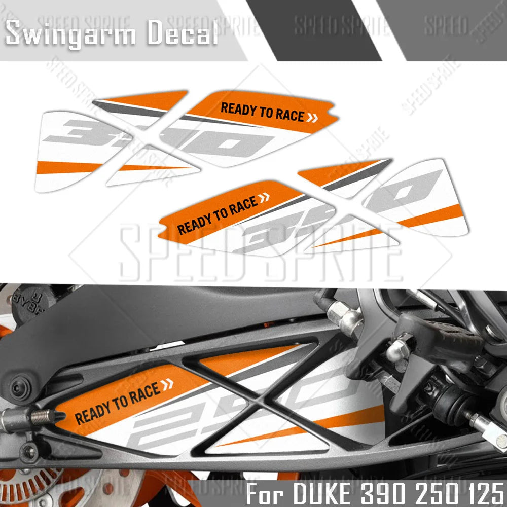 KTM Duke 390 250 125 2017-2023 Motorcycle Swingarm Sticker