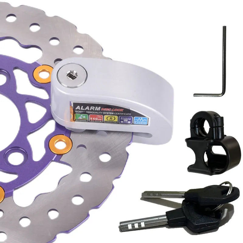 Motorcycle Alarm disk lock