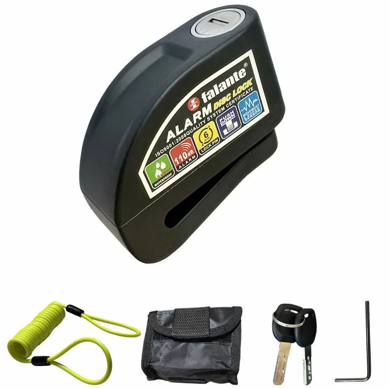 Motorcycle Alarm disk lock