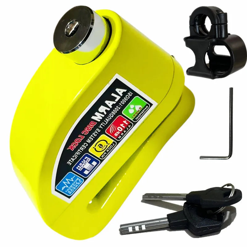 Motorcycle Alarm disk lock