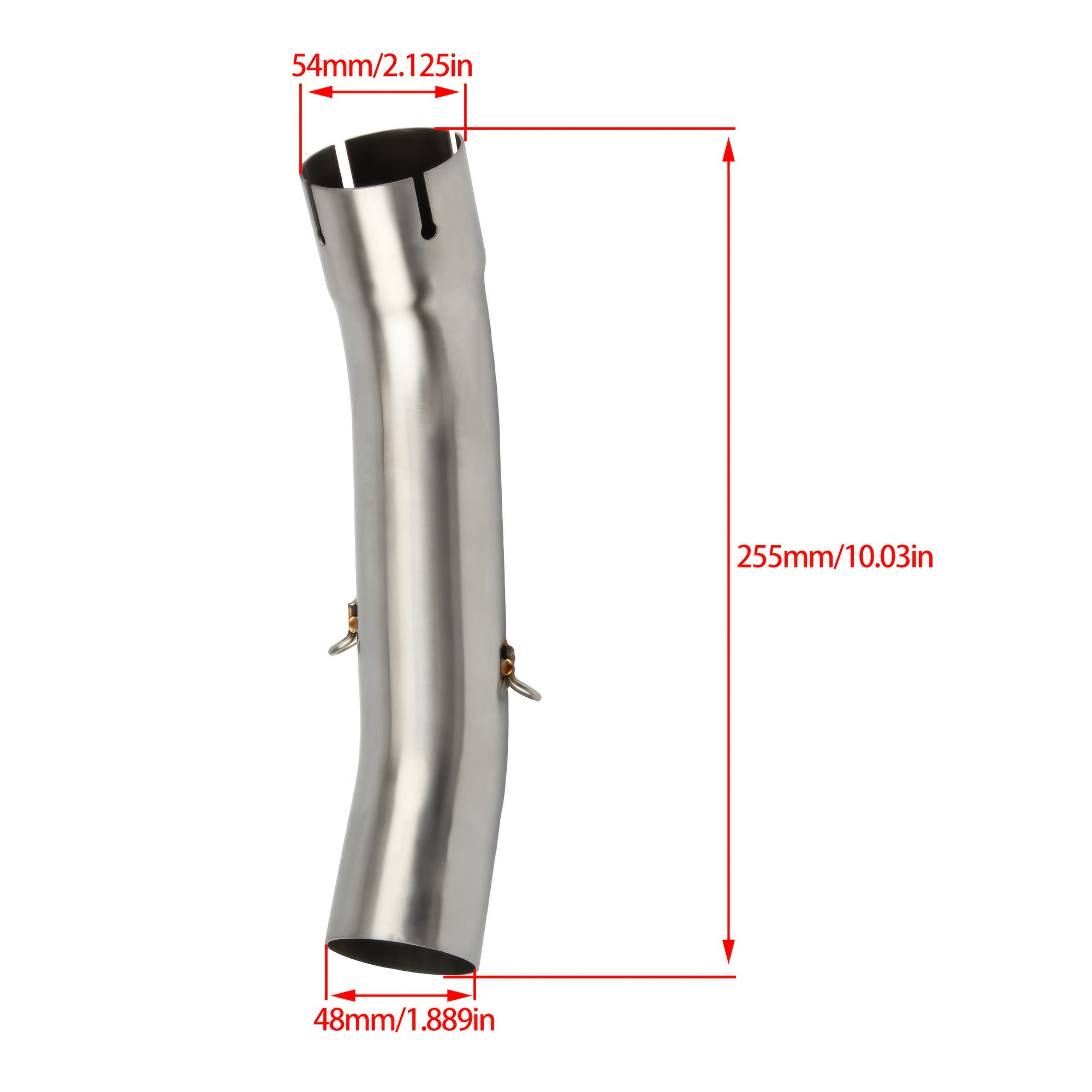 DUKE 125/390 exhaust pipe section Adventure RC390 2020-2023 51mm